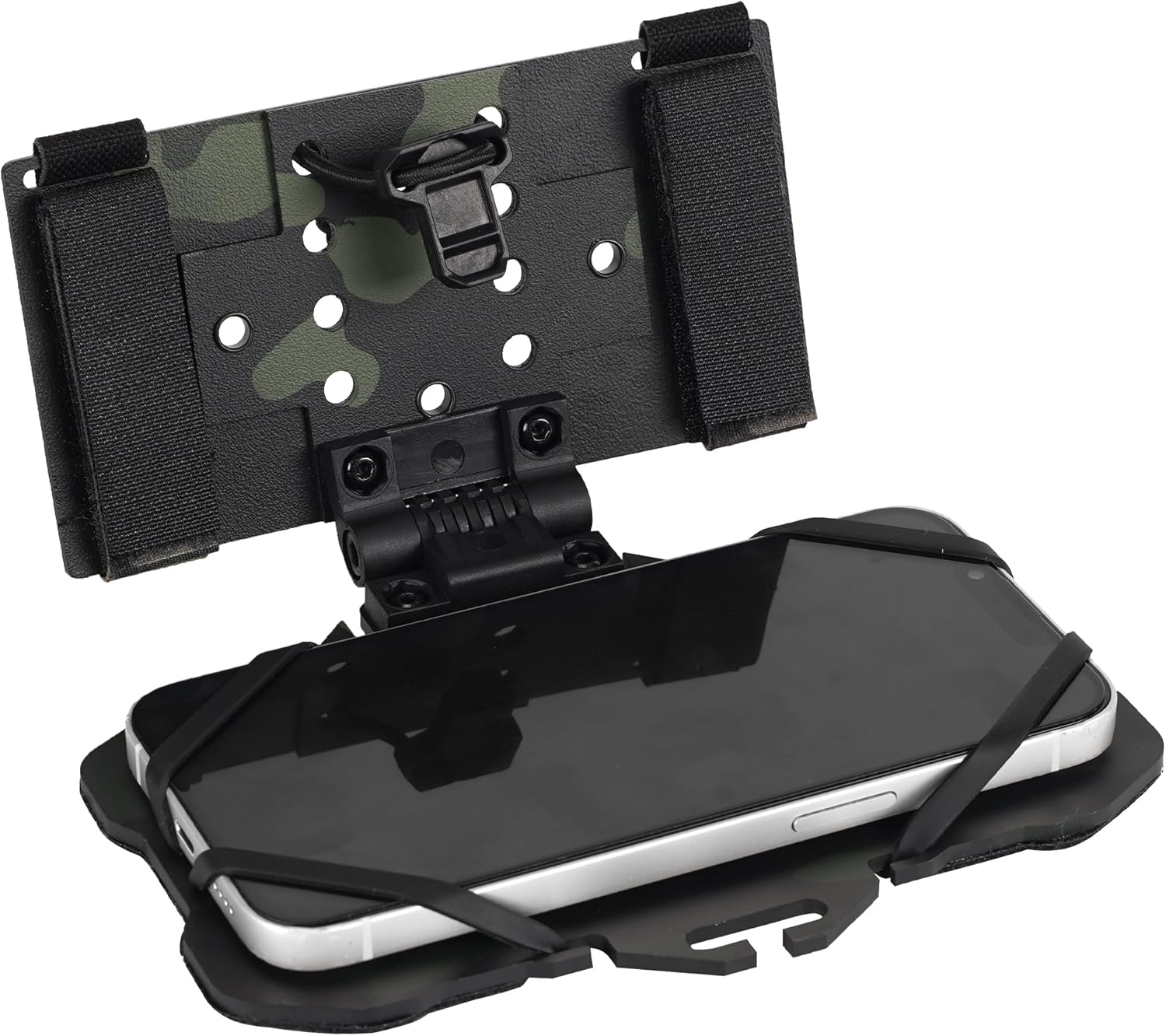 Tactical Phone Holder,Plate Carrier Phone Mount Not Block the Phone Camera Molle Phone Holder for Hunting,Duty,Hiking