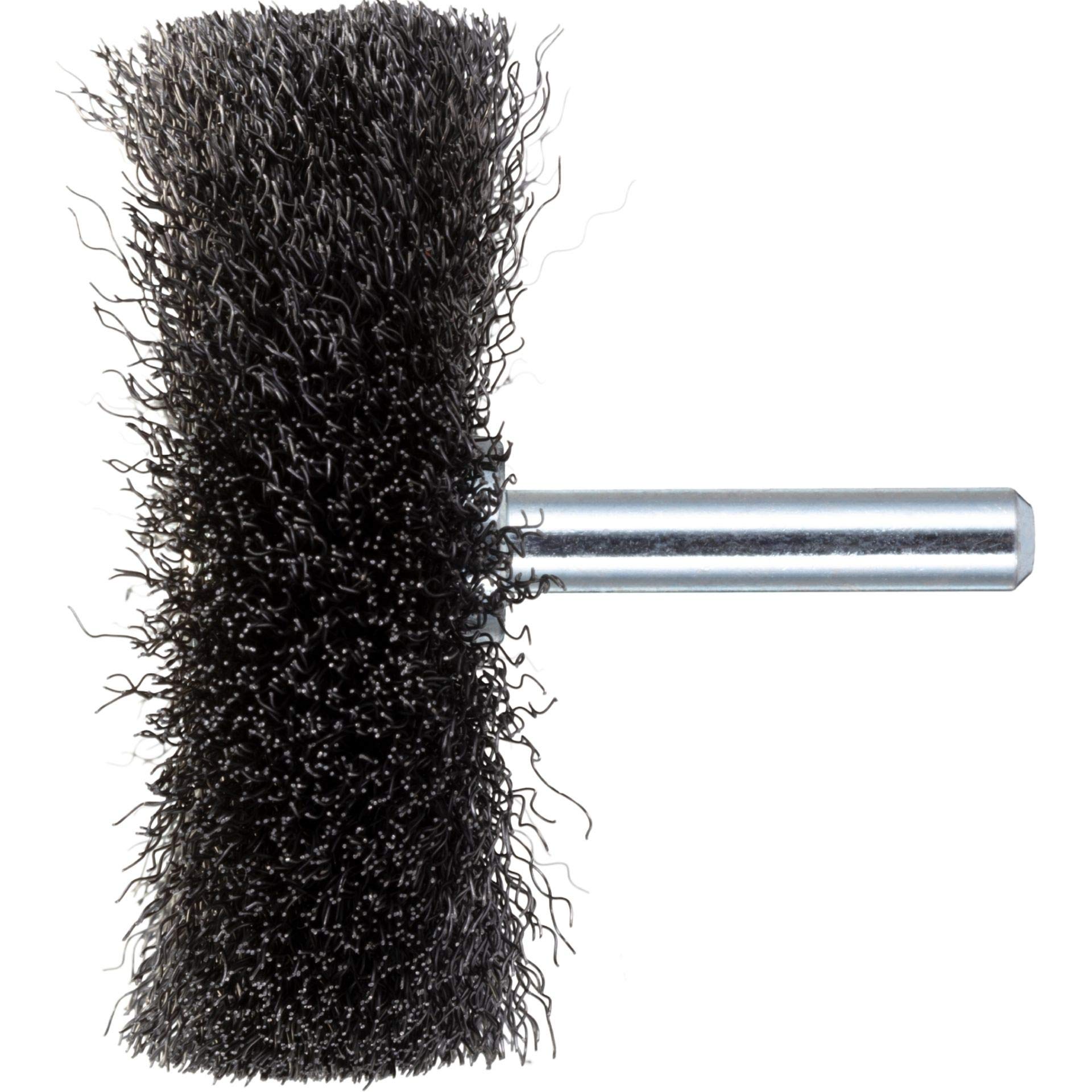 10x LUKAS Spazzola metallica BSSW universale 70x18 mm per trapani a colonna ondulata