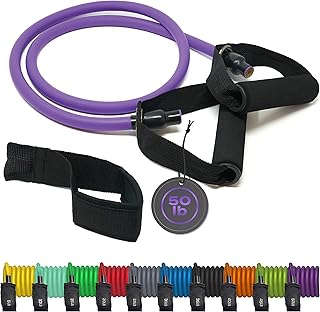 Resistance Bands Set for Men, Women, Exercise & Workout. Fitness Bands for Leg & Bicep Work. Workout Bands for Working Out. Stretch Bands for Physical Therapy. Strength Bands. Elastic Weight Training.