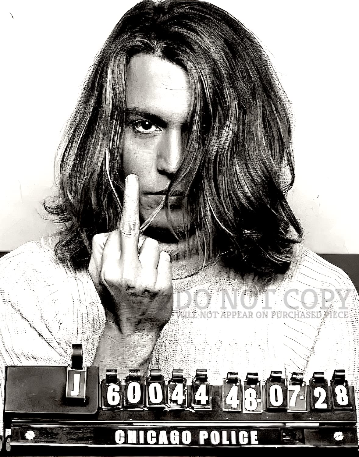 Amazon.co.jp: ジョニー・デップ マグショット 写真 11 x 14