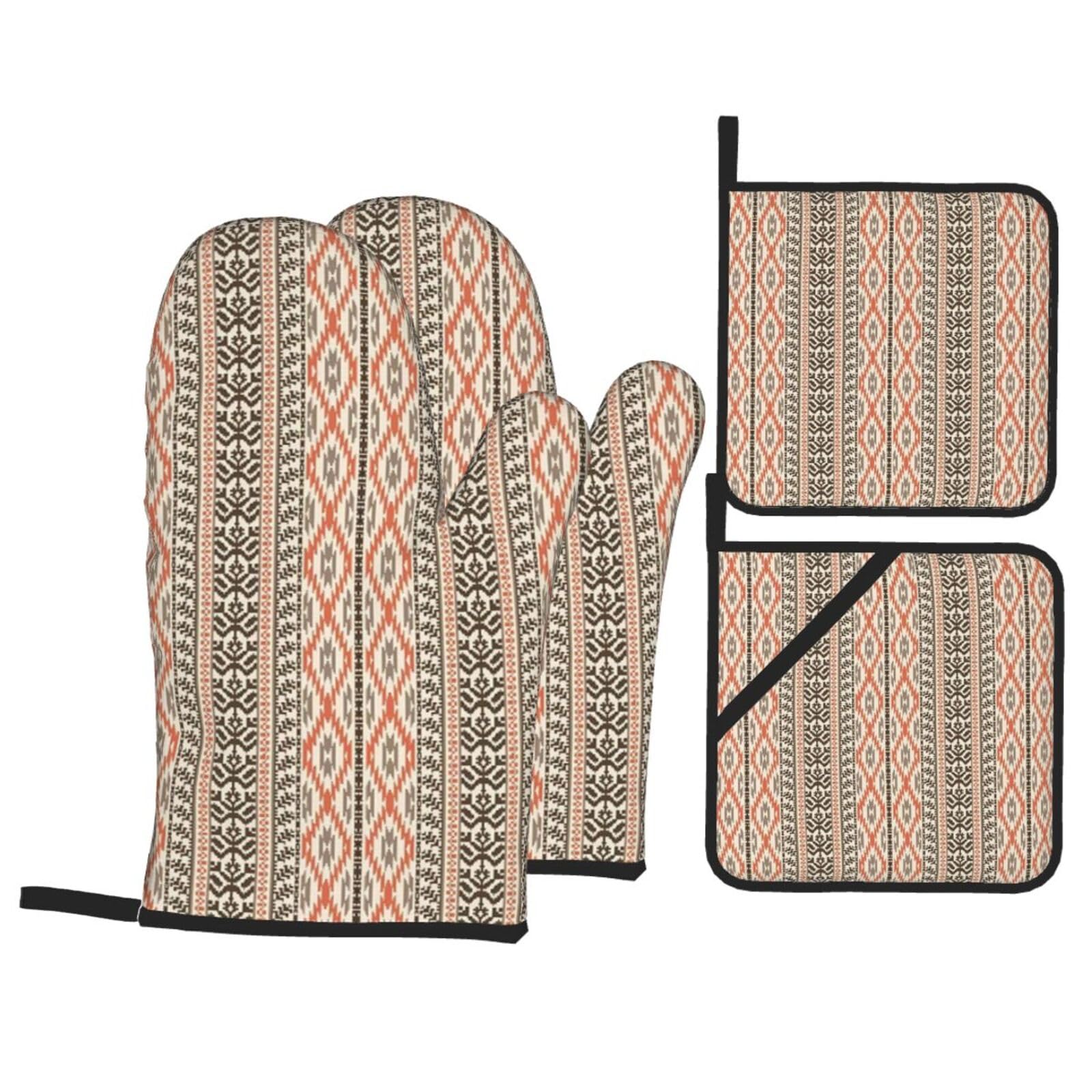 Gants de four isolants kitchen mitts et maniques antidérapantes pour gants de cuisine