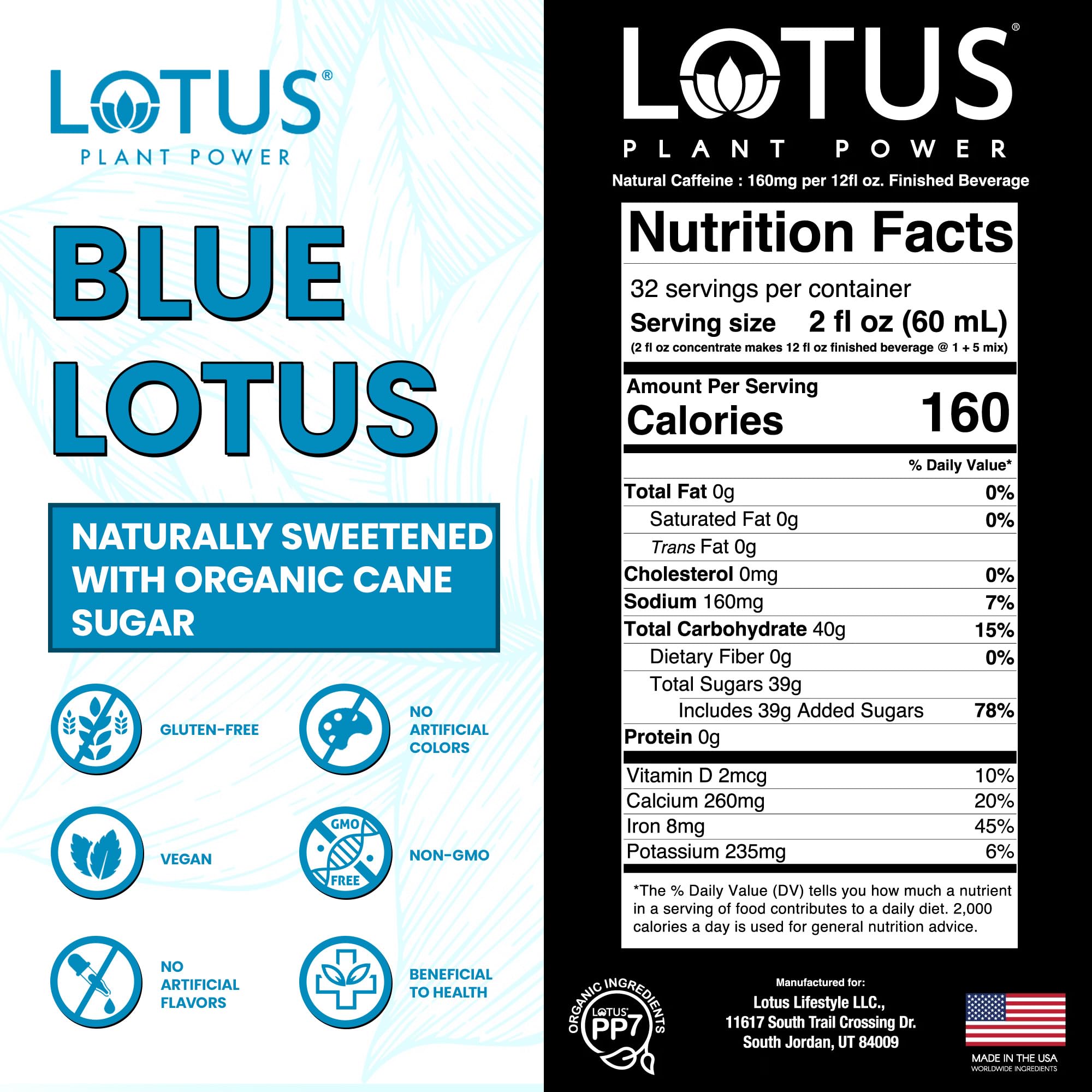 Amazon.com : Blue Lotus Plant Power Energy Drink Concentrate | Natural Caffeine & PP7 Formula | Plant-Based Organic Ingredients | Organic Cane Sugar Beverage | 1:5 Mix Makes 64 6oz Drinks : Grocery & Gourmet Food Amazon.com : Blue Lotus Plant Power Energy Drink Concentrate | Natural Caffeine & PP7 Formula | Plant-Based Organic Ingredients | Organic Cane Sugar Beverage | 1:5 Mix Makes 64 6oz Drinks : Grocery & Gourmet Food