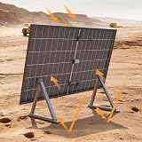 VEVOR Panneau Solaire Monocristallin 400 W x 2 Panneau Photovoltaïque Bifacial pour Hors Réseau Toit Plat Voiture Bateau Camping-car, Haut Rendement 24%, IP65, avec Sortie MC4, Cadre en Aluminium - 8