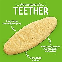 Vista 4 de Happy Baby Organics - Mordedor, paquete variado de 3 sabores, 12 unidades (paquete de 3)