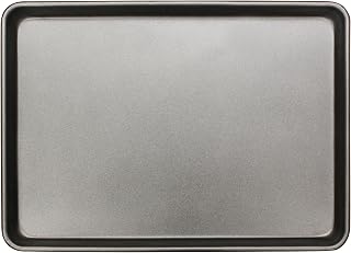 TrueCraftware- 18" x 13" Half Size Non-Stick Aluminum Sheet Pan 18 Gauge -Oven Safe Nonstick Baking Pan Baking Tray Cookie Sheet Baking Sheet Perfect for Baking Roasting and More