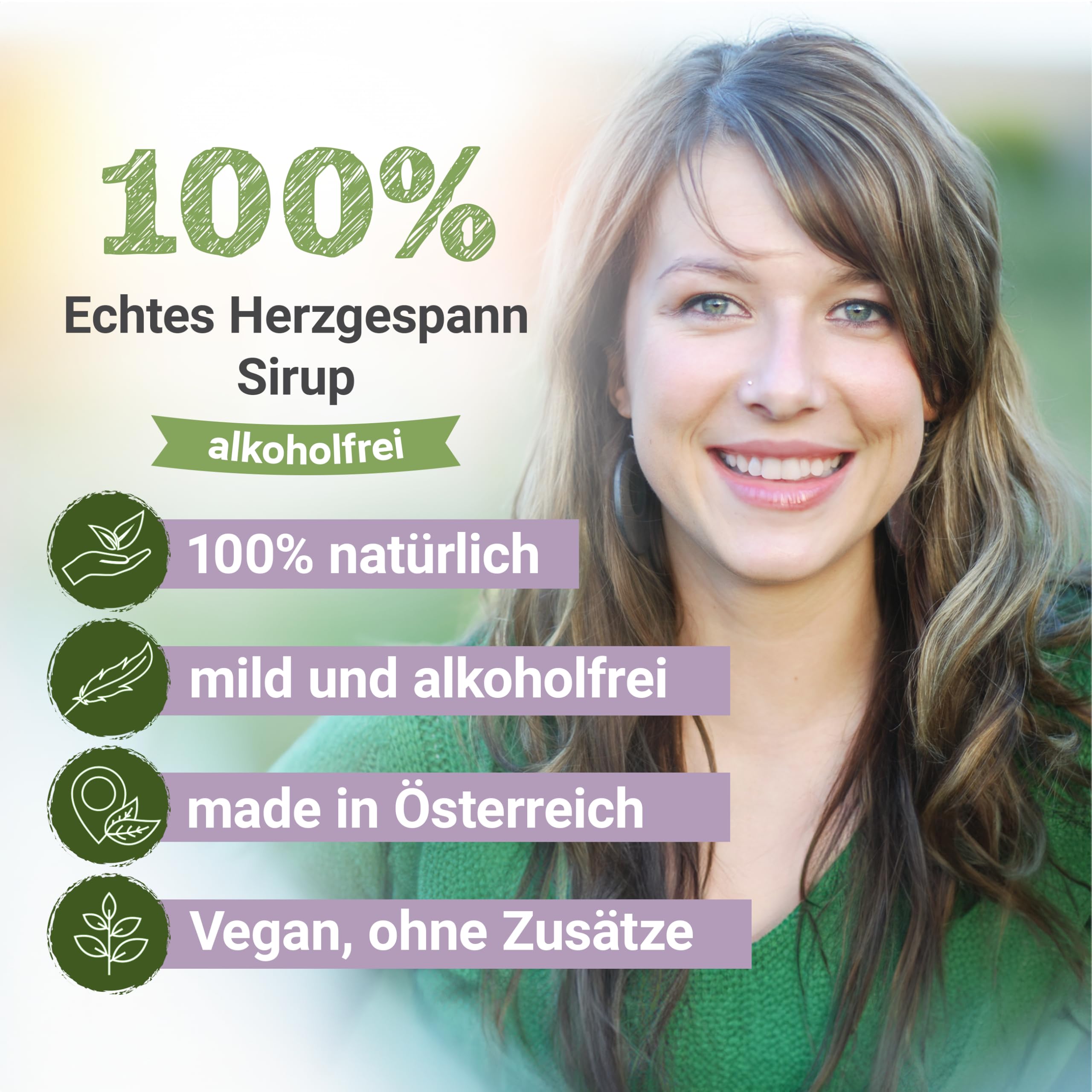 Echtes-Herzgespann Tinktur (alkoholfrei) 150 ml | Leonurus cardiaca Tropfen (1:4 Auszug) | Hergestellt in Österreich | Nahrungsergänzungsmittel mit Herzgespannkraut in pflanzlichem Glycerin