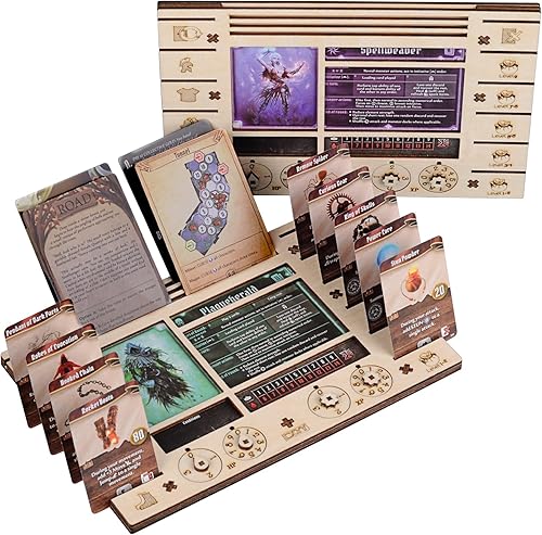 CZYY GloomhavenFrosthaven - Juego de 2 organizadores de madera contrachapada de abedul para ahorrar espacio en tu mesa