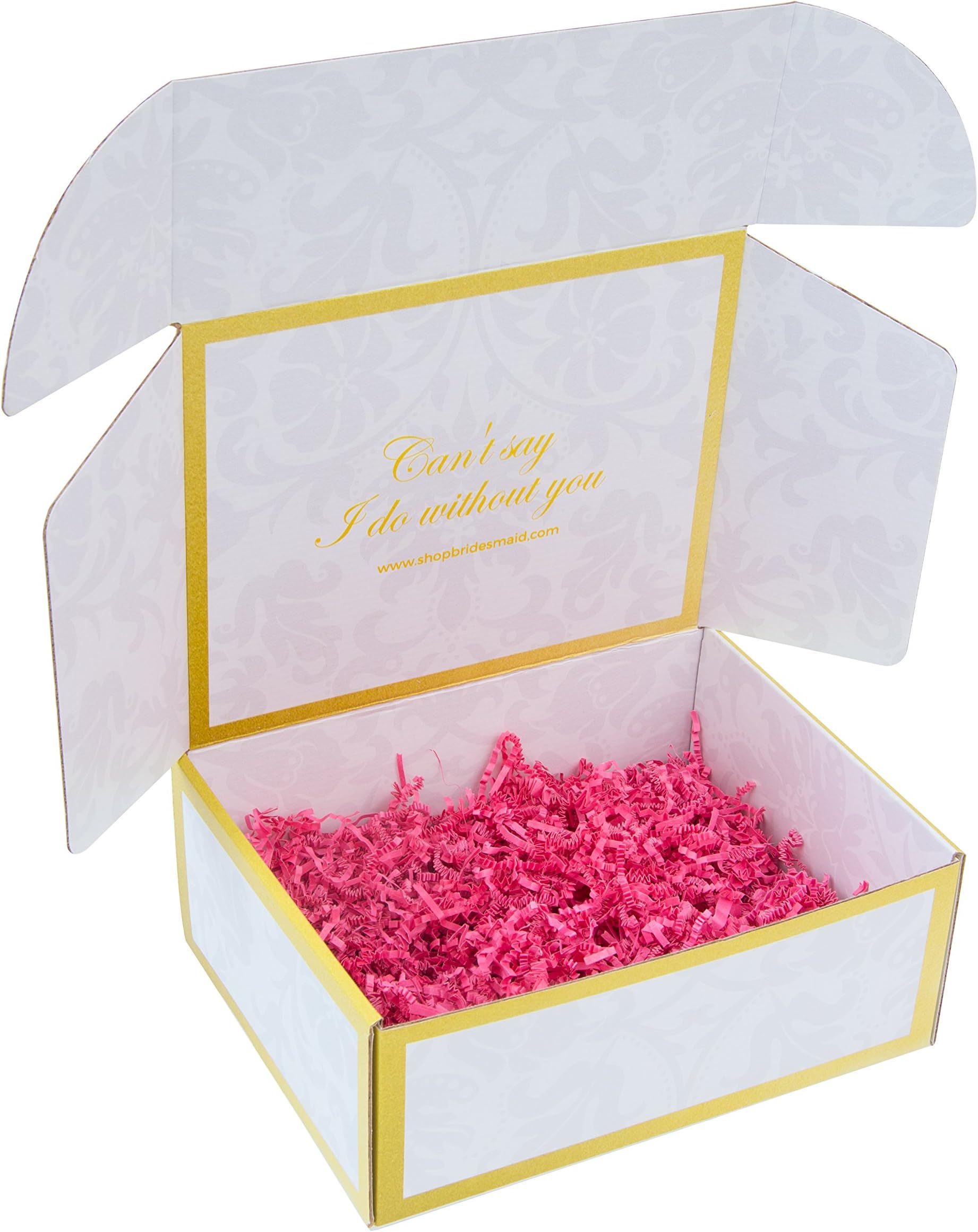 Bridesmaid Proposal Box Will You Be My Bridesmaid Gold