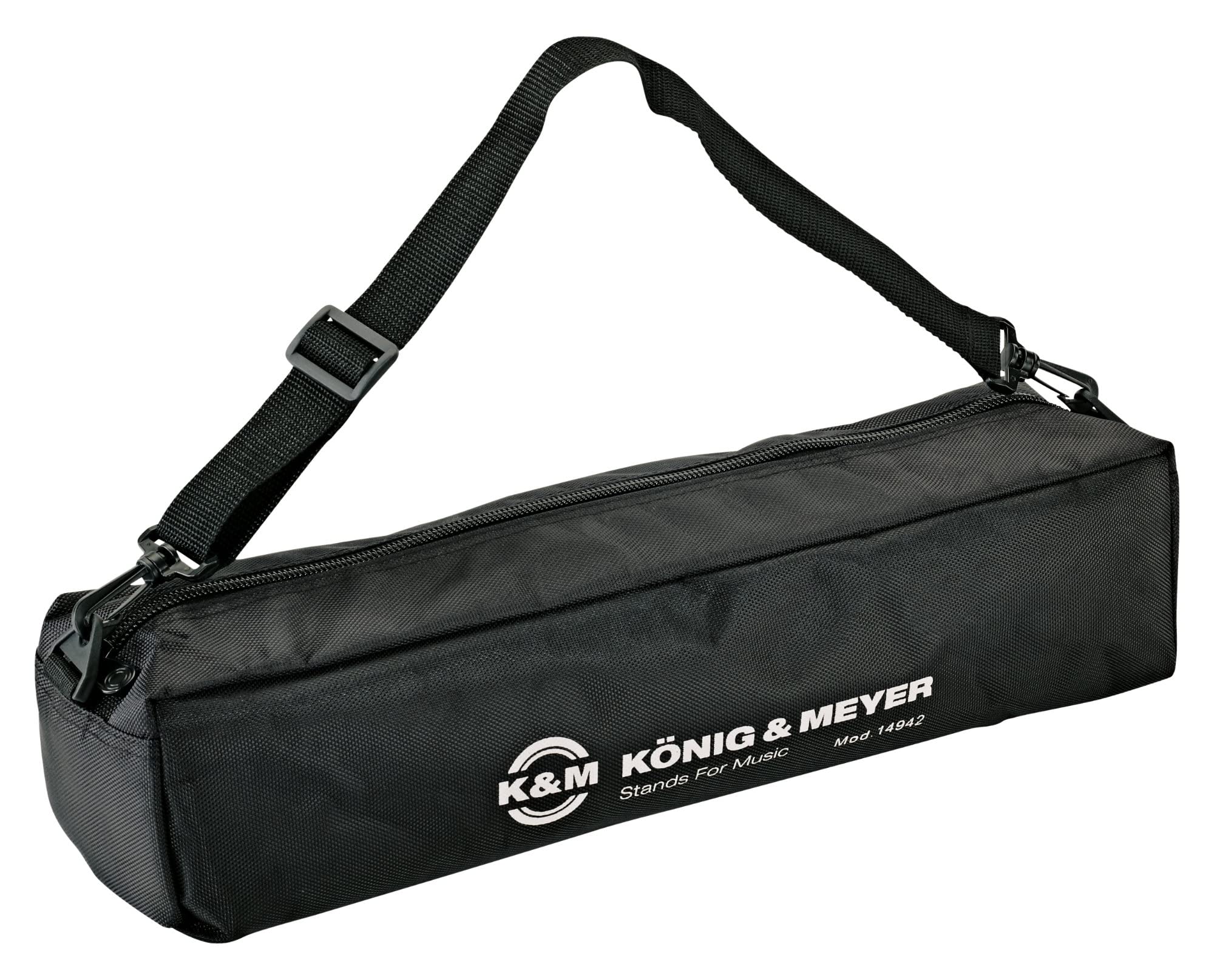 K&M 14941 Bariton-/Tenorhornständer Set (inkl. passender 14942 Tasche) Schwarz