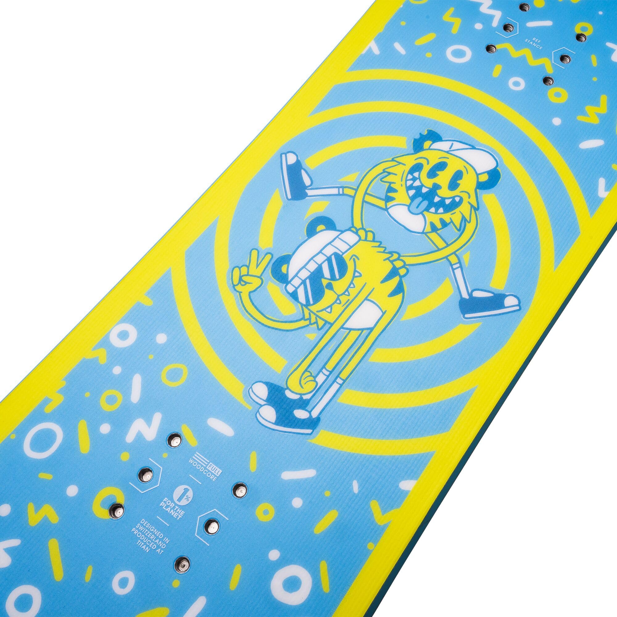 Nidecker SCAMP Snowboard - All-Mountain Board con Flex Responsive e Profilo Camber