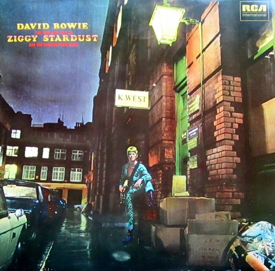 David Bowie - Ziggy Stardust LP レコード 美品！ Rise and fall of Ziggy Stardust and the Spiders from Mars (1972, I