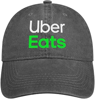 ベースボールキャップ メンズ レディース 調整可能 Uber Eats カウボーイハット 春夏 アウトドア 日よけ 旅行スポーツ野球帽