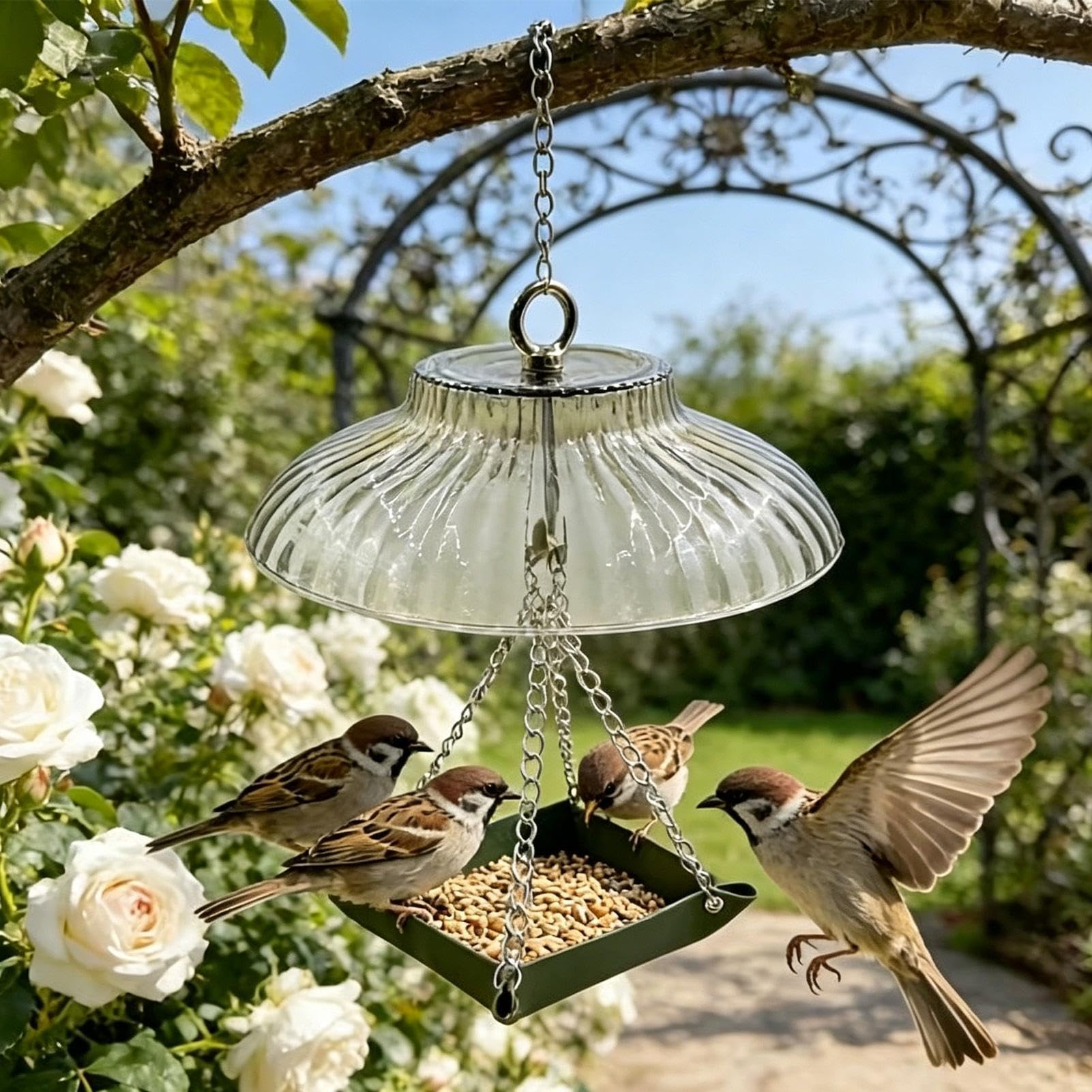 Mangiatoie Per Colibrì Da Esterno Resistente alle Intemperie e Anti