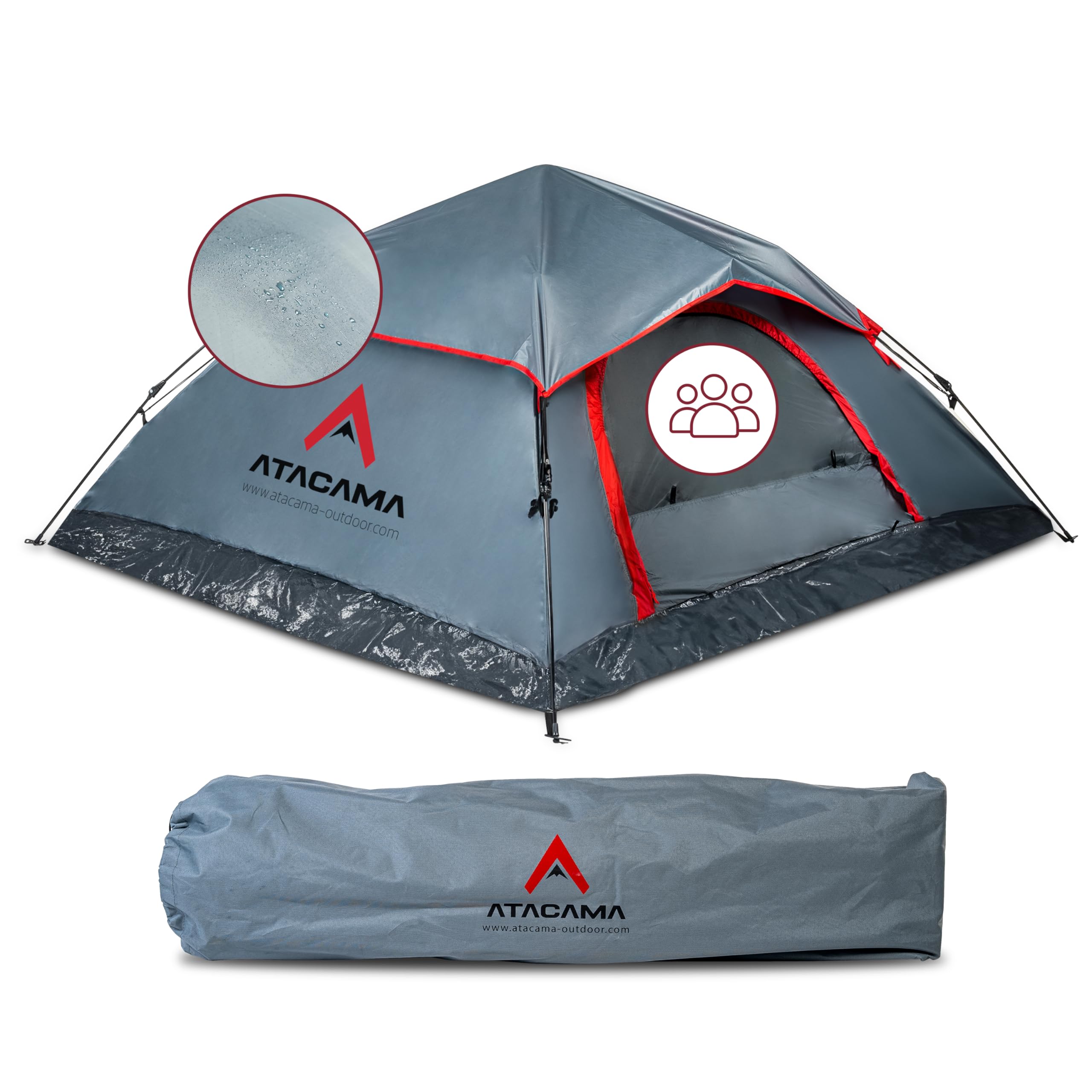 Atacama Camping Zelt - Ultra-Leicht Wurfzelt - Kompakt und Langlebig – Perfekt für Bikepacking, Survival und Outdoor-Abenteuer