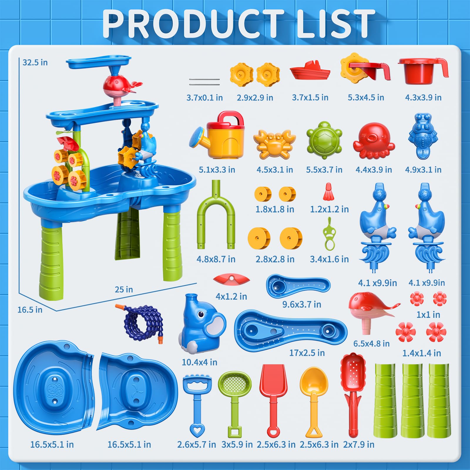 Water Table Set Snapklik.com : 3-Tier Water Table