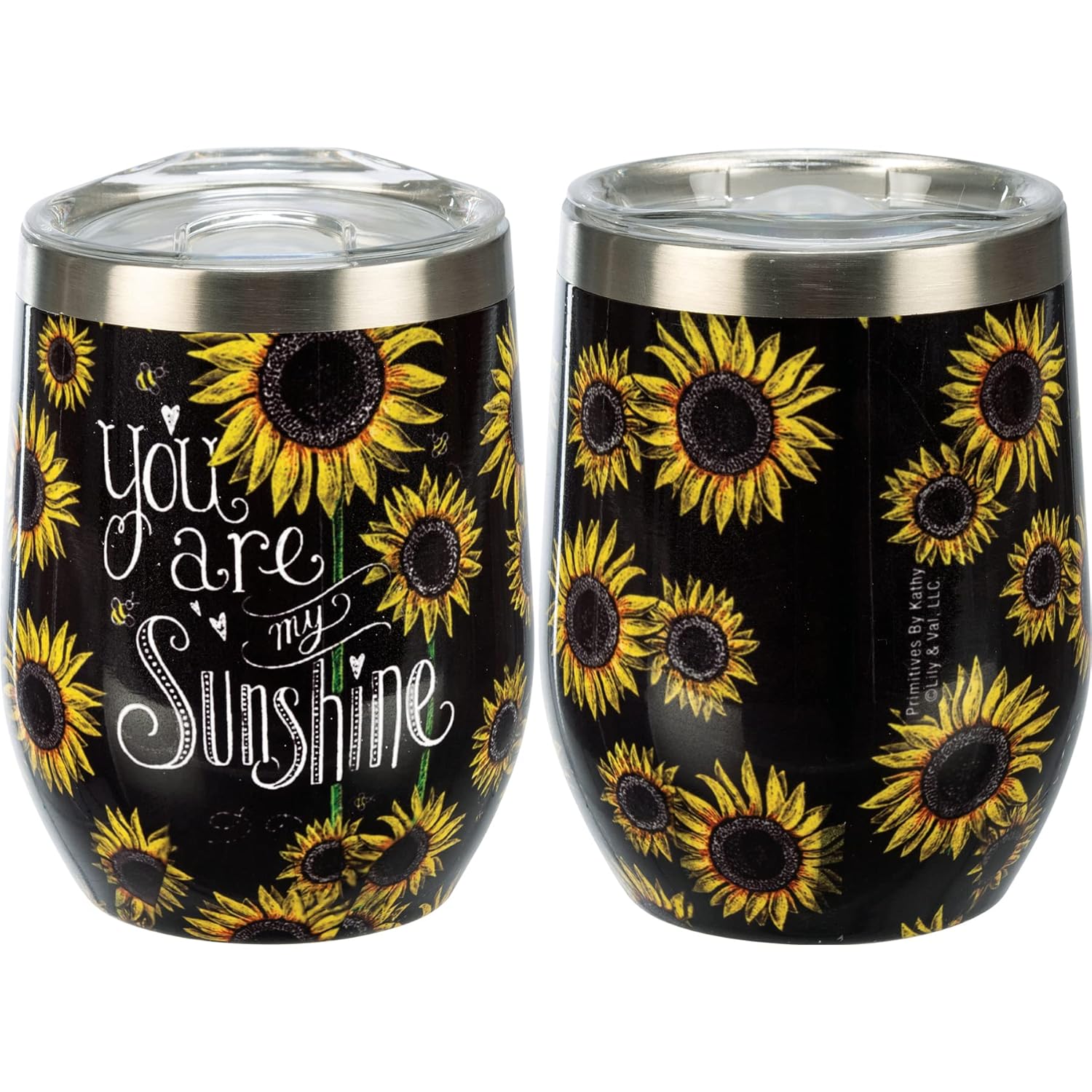Primitives by Kathy You Are My Sunshine Wine Tumbler