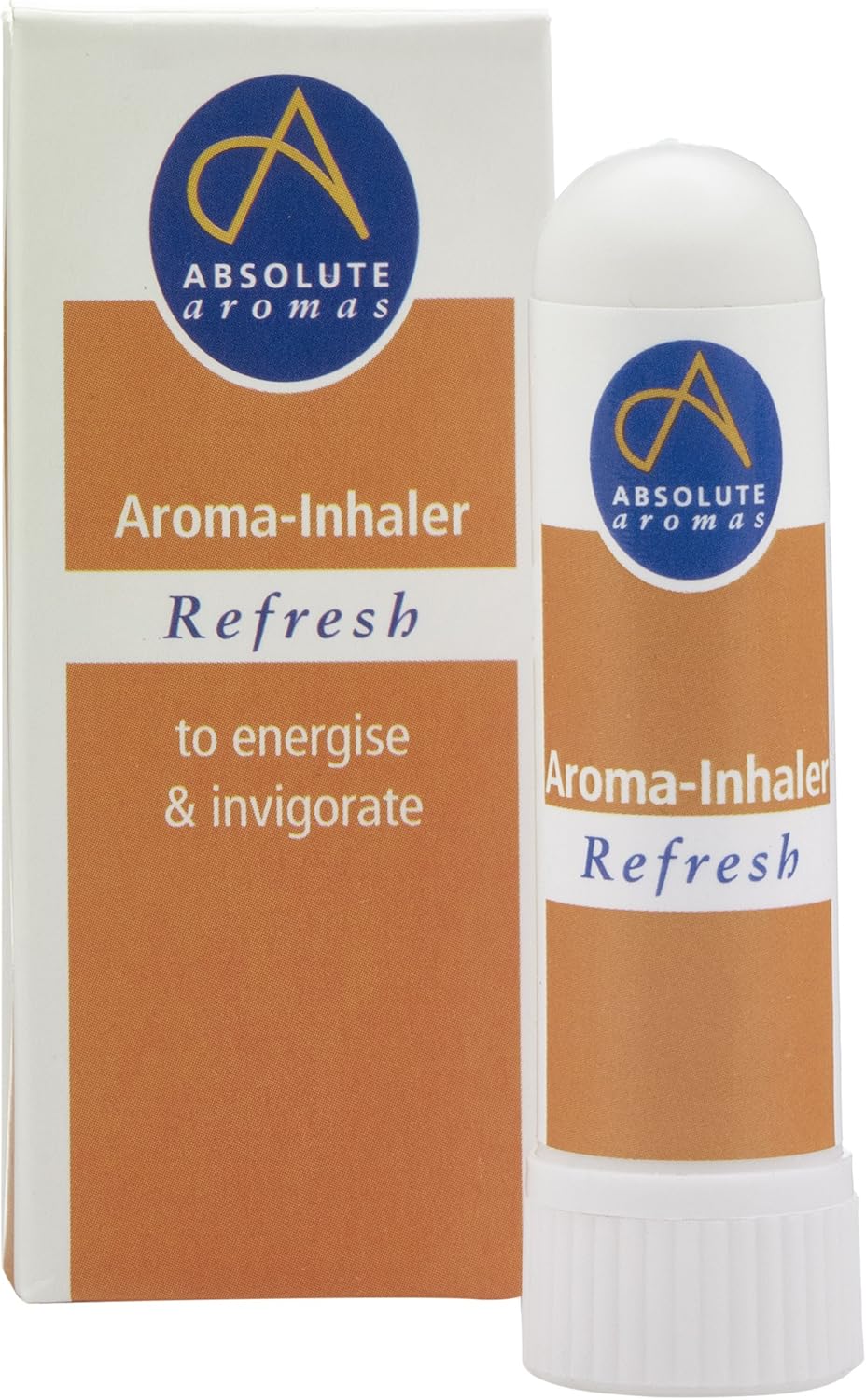 Absolute Aromas Refresh Aroma Inhaler with 100% Pure, Natural Essential ...