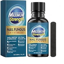 MAXIMUM Strength Nail Fungal Treatment - Toenail & Fingernail Fungus Eliminator - Repair, Strengthen, Fix & Renew Damaged Nails - 30ml