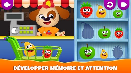 Académie de Drôle de Nourriture: Jeux enfants gratuit: alphabet enfant, apprendre a compter, jeux éducatifs! Apprendre les chiffres & apprendre les couleurs dans le jeux educatif pour enfants gratuit! – vue 7