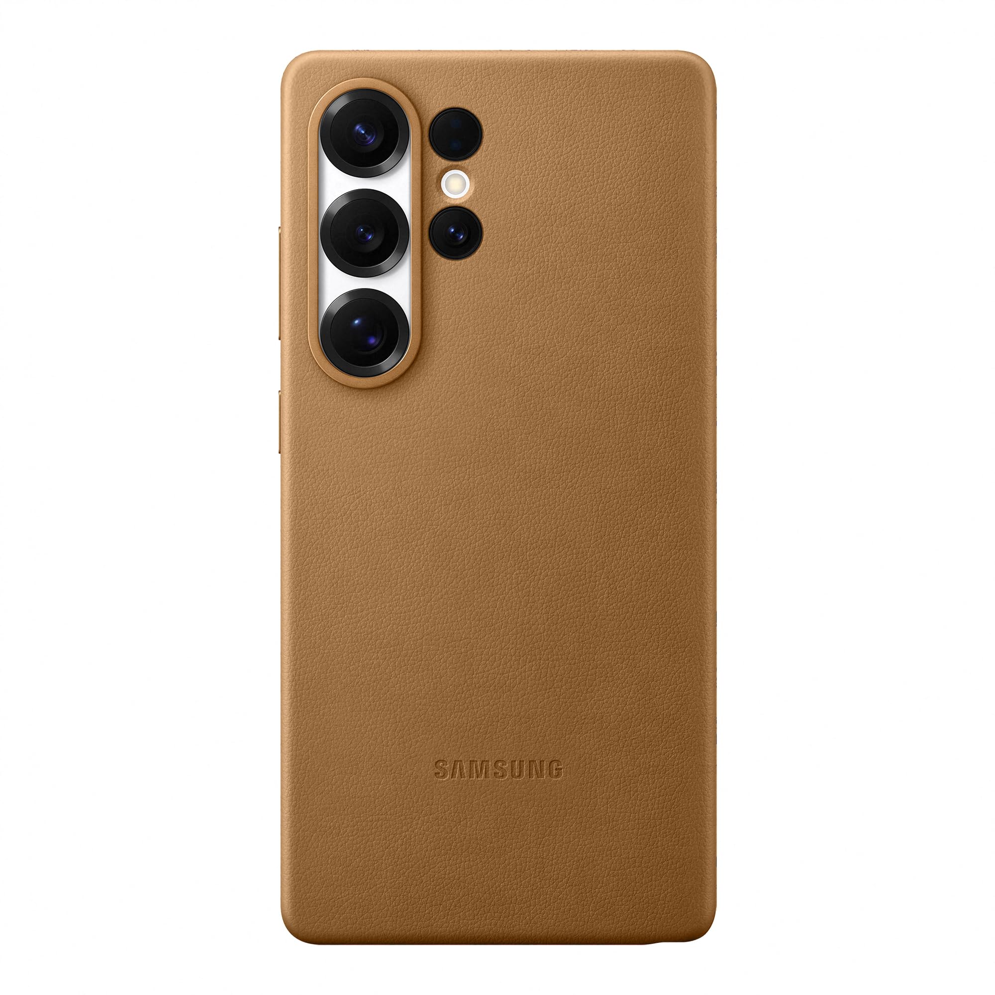 Samsung Galaxy Official Kindsuit Faux Leather Case for Galaxy S25 Ultra, Camel