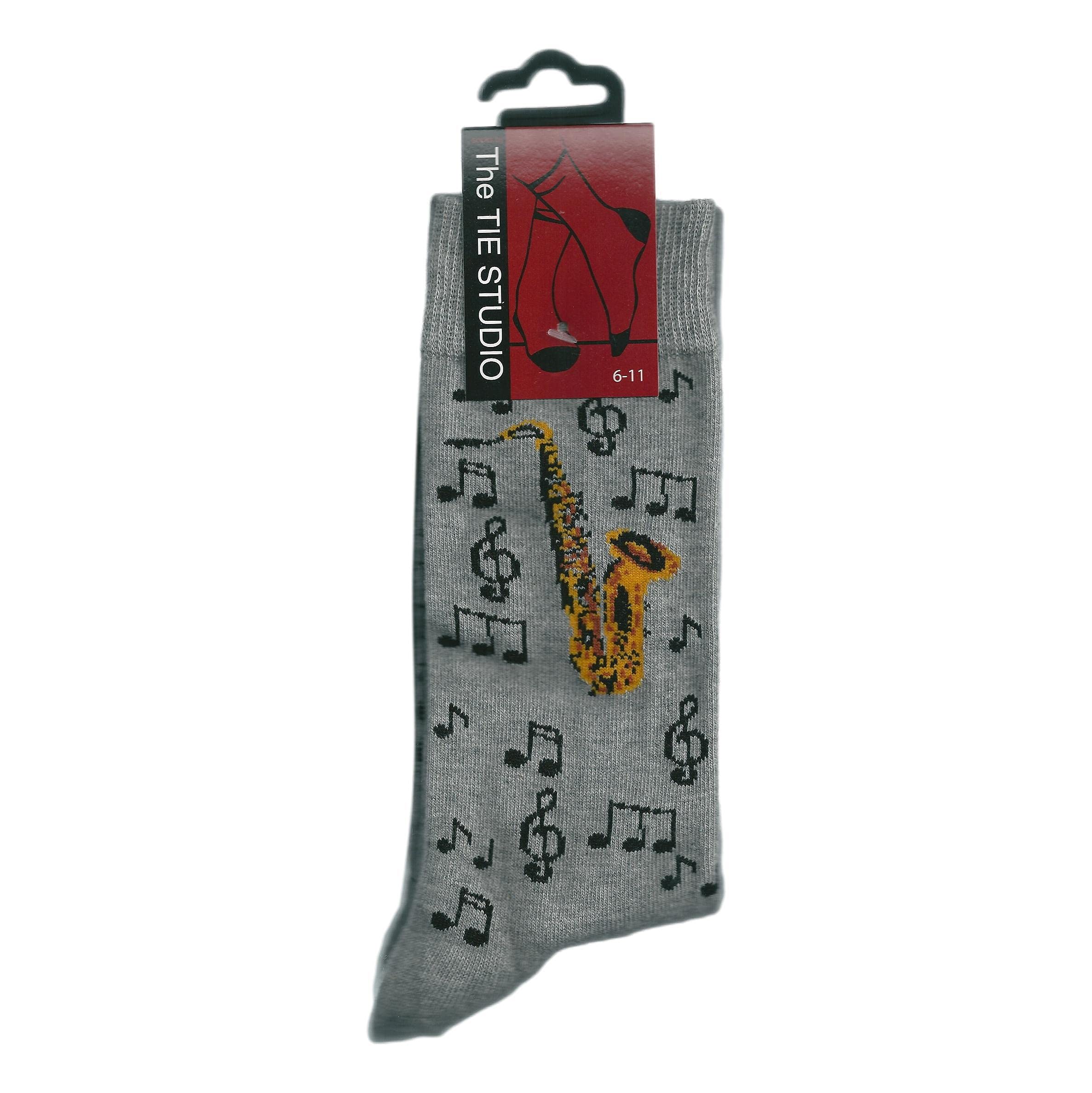Saxophone Socks by The Tie Studio