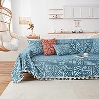 Vista 46 de VClife Funda de Sofá XL de Chenilla para Sofá de 3 Cojines, Fundas de Sofá Modernas a Rayas Beige Chocolate para Niños Lavables Protector de Sofá