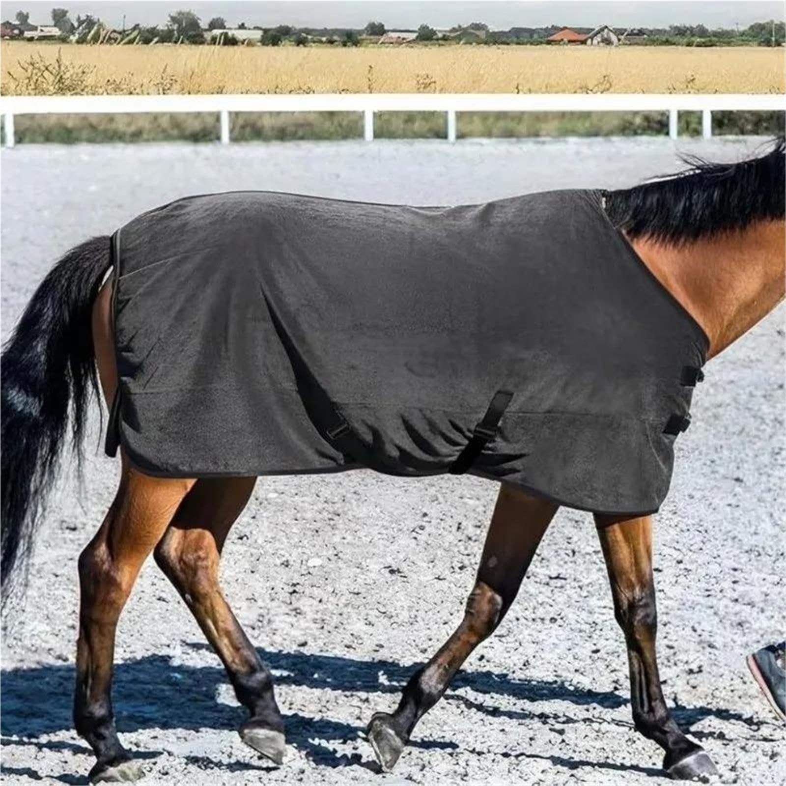 Coperta Invernale for Cavalli, Coperta In Pile Delicata Sulla Pelle | Forniture equestri anti-sfregamento ad asciugatura rapida for esterni