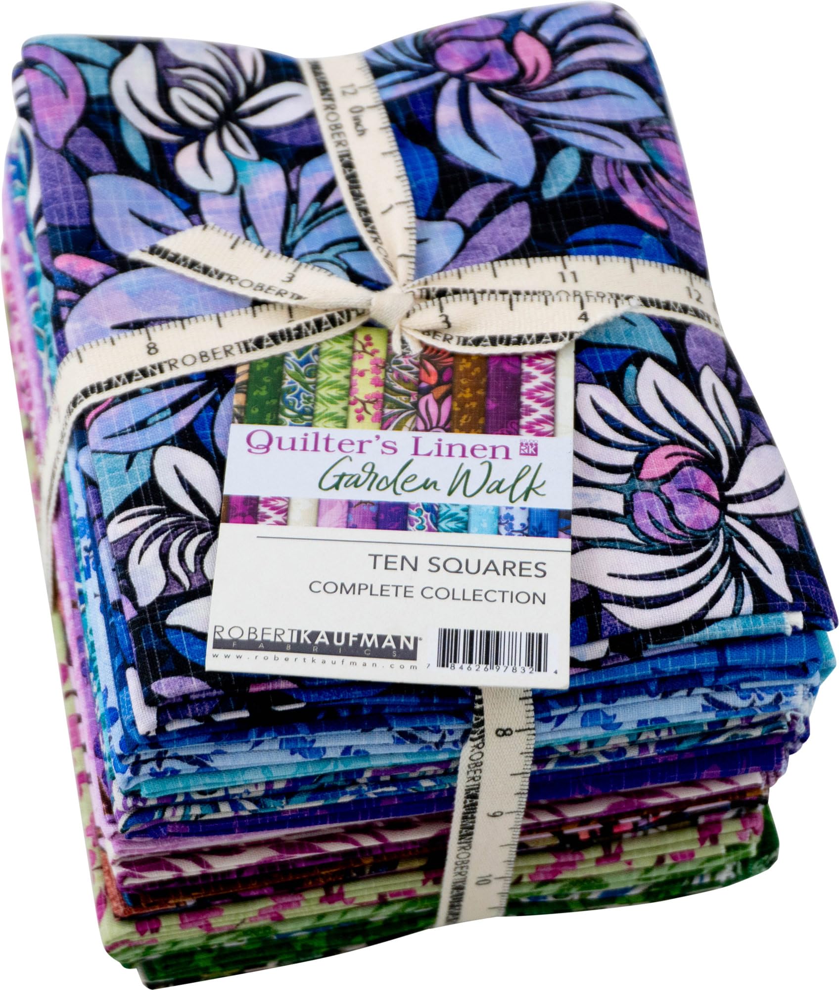 Robert Kaufman Assorted Quilter's Linen Garden Walk 20 Fat Quarters Fabrics Fq-2355-20