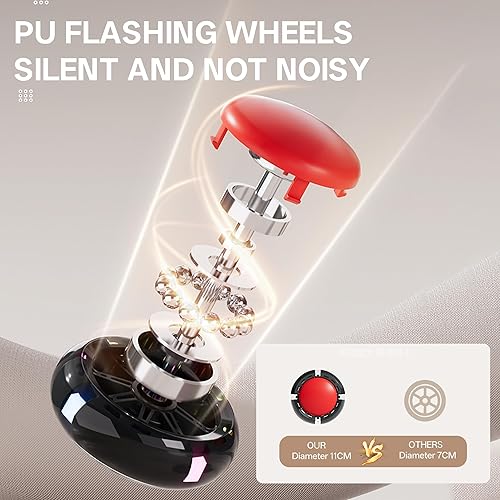 Miniatura 8 de Bluefun Coche eléctrico para niños con pedal, batería recargable de 12 V, juguete 2 en 1 con 2 motores, diseño antivuelco, ruedas intermitentes de