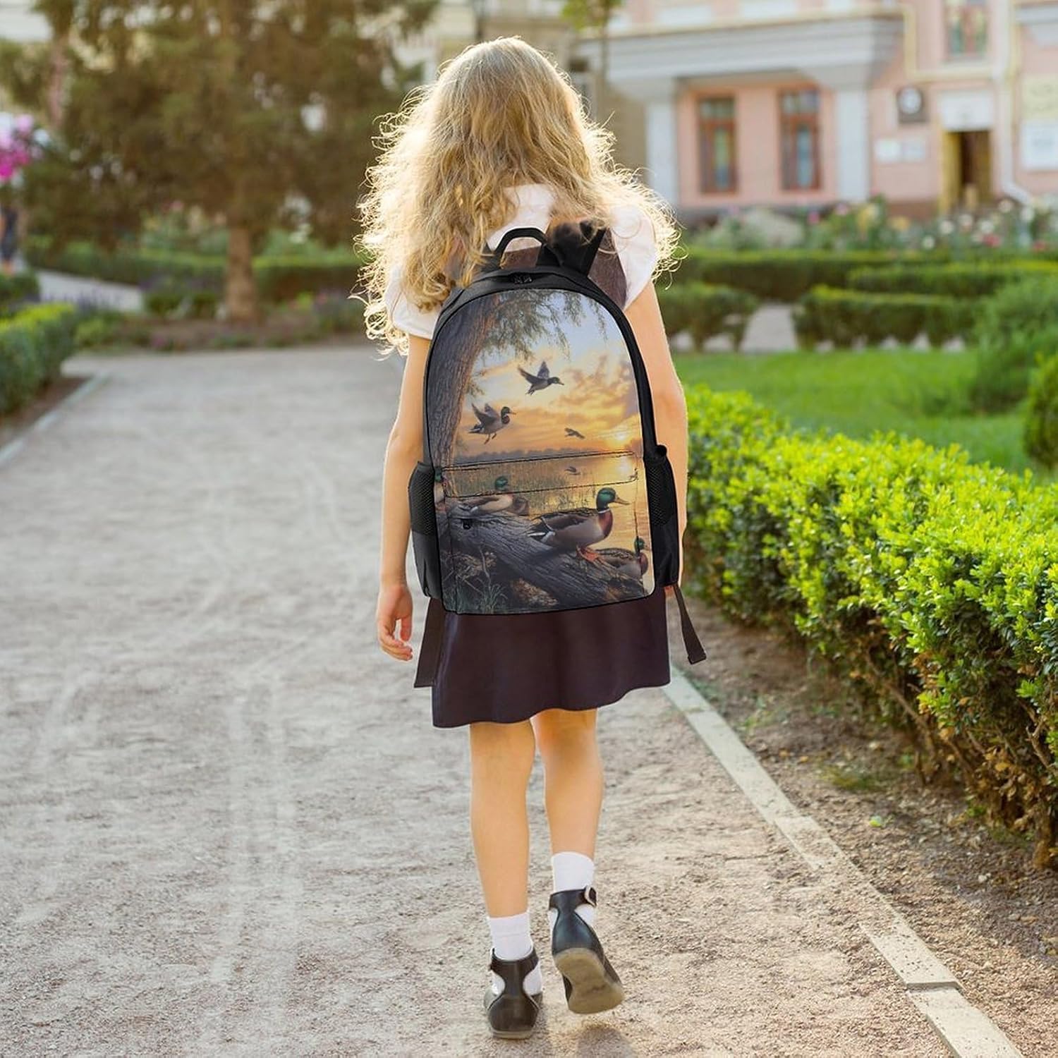 Mallard Ducks Lake Laptop Backpack for Men Women Fashion Computer Bag Business Travel Daypack