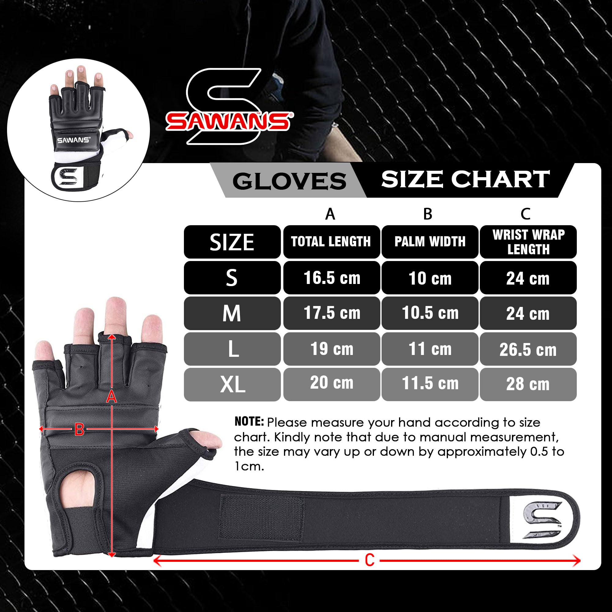 SAWANS Sacco da boxe Guanti da karate MMA Body Combat Taekwondo Allenamento