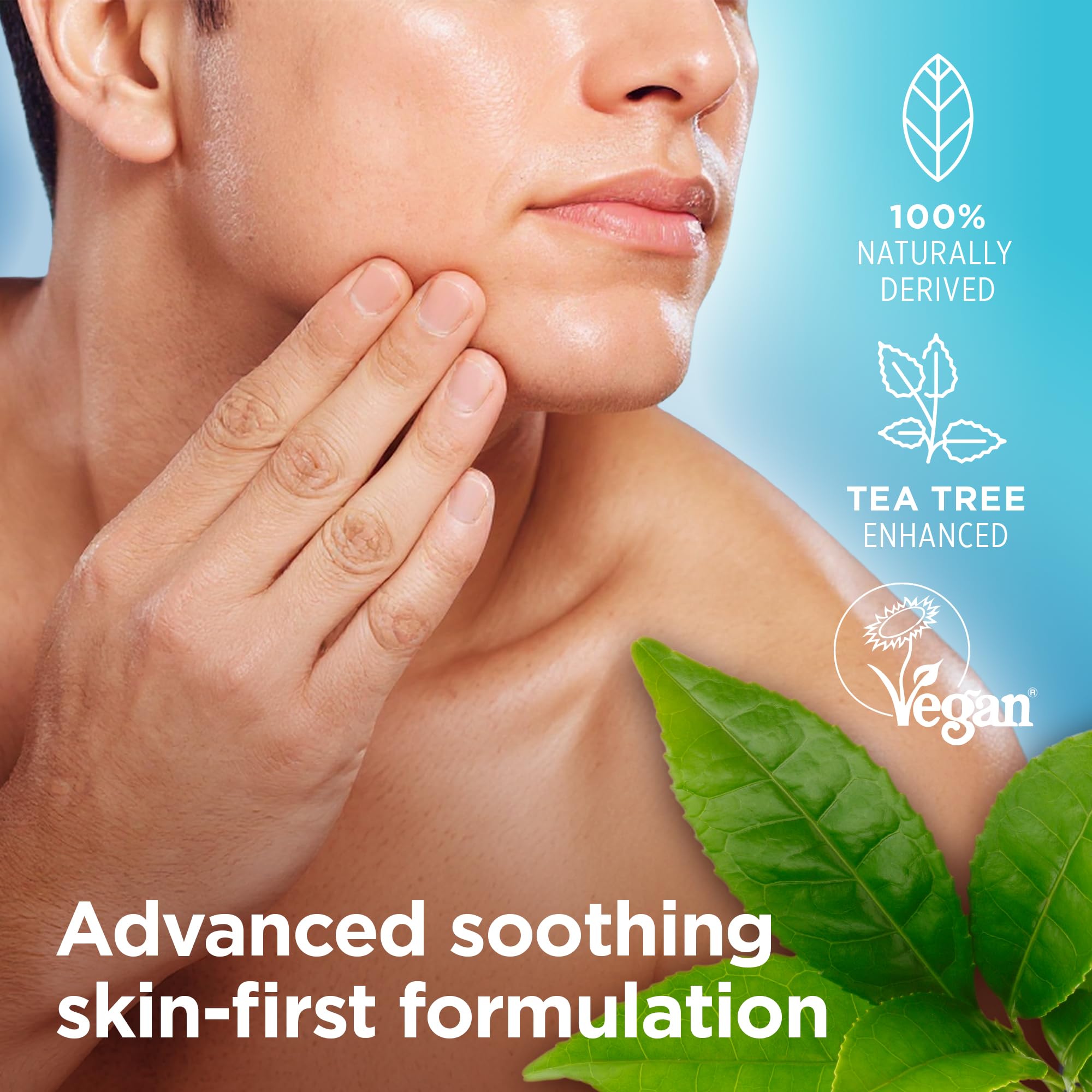 King of Shaves Advanced Sensitive Rasieröl Teebaum & Vitamin E 30ml klare Formel ohne Schaum reduziert Rasurbrand empfindliche Haut Reisegröße
