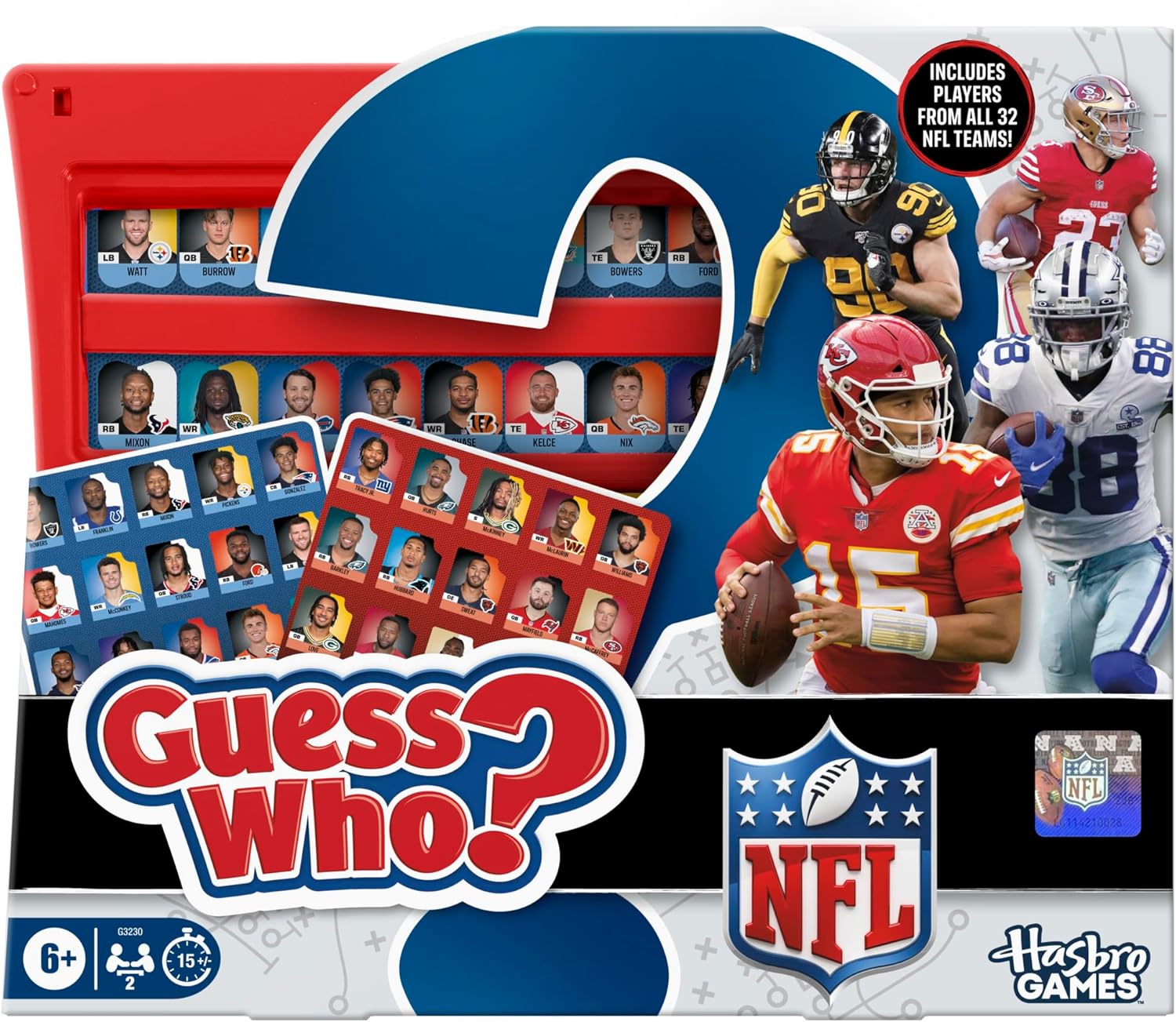 Guess Who? NFL Edition Board Game | Officially...