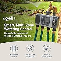 Vista 3 de Orbit 24634 B-hyve XD Temporizador inteligente de riego con manguera de 4 puertos