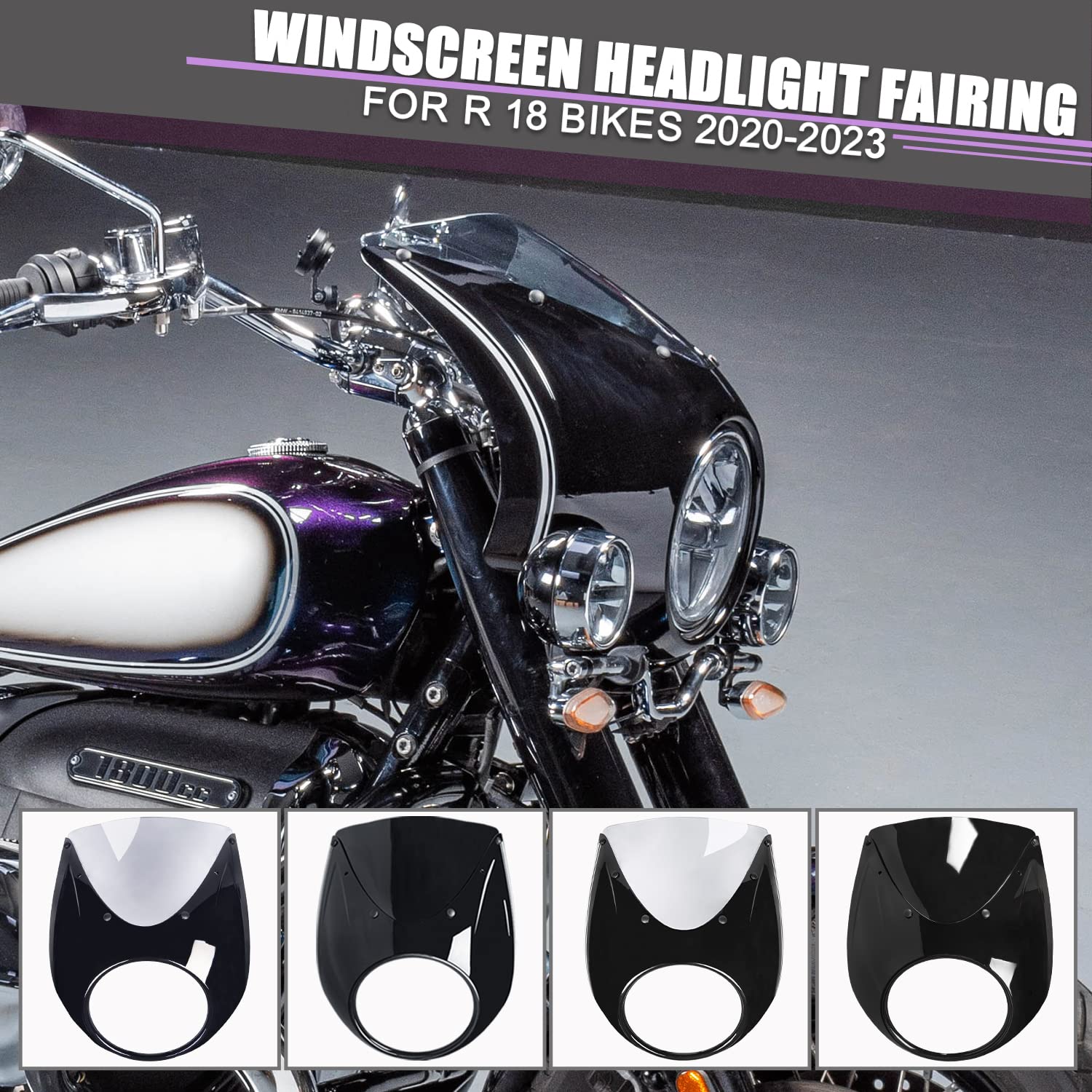 R18 Headlight Windscreen Cover For BMW R 18 2020 2021 2022 2023 ...