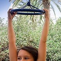 Vista 5 de letsgood Ninja Swing - Rueda de obstáculos para niños, rueda giratoria de 360 para carrera de obstáculos al aire libre, juego de columpios