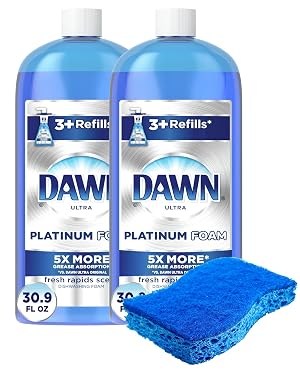 PURPUR Dish Sponge and Ultra Platinum Foam Dish Soap - 30 9 oz Refill Fresh Rapids Scent 2