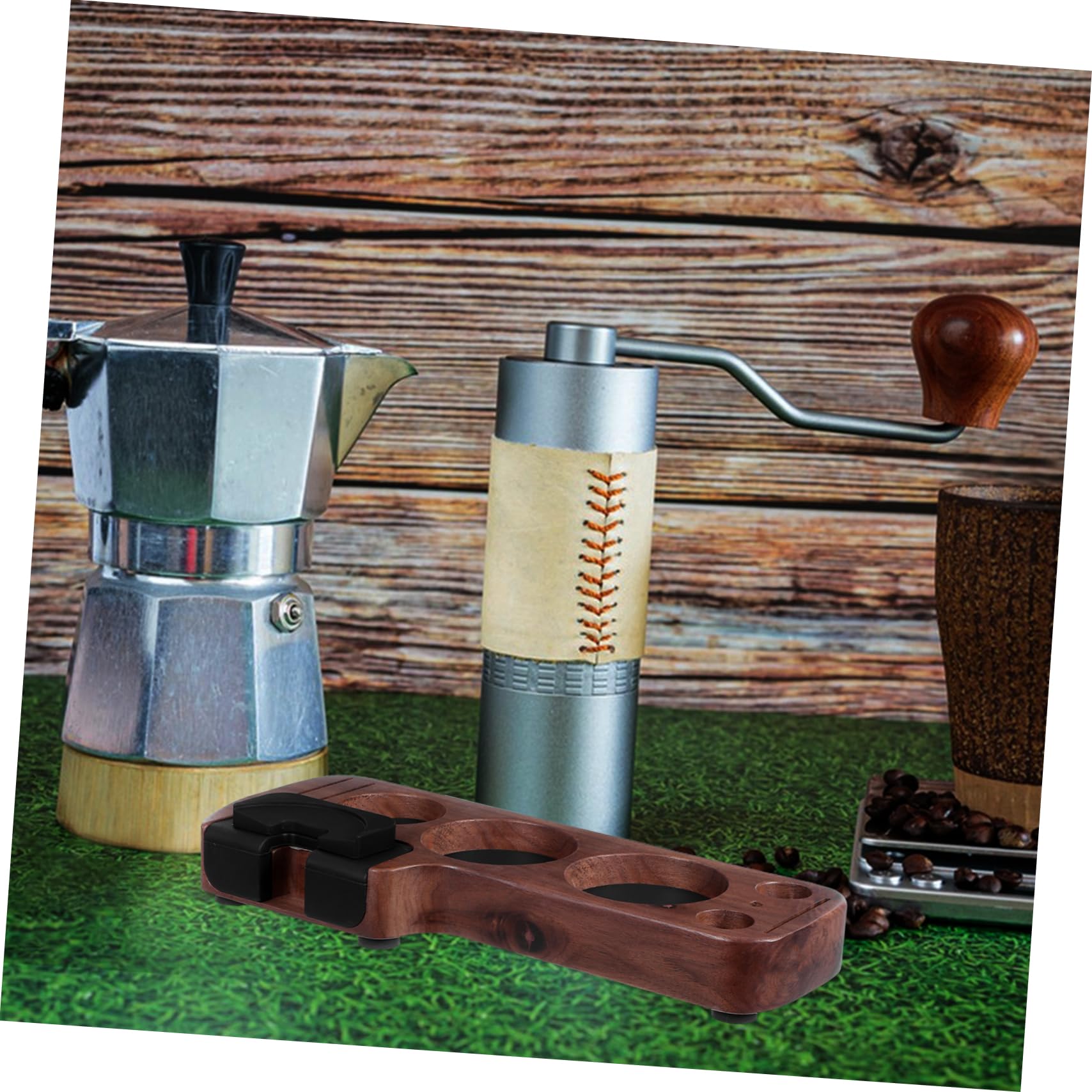 ULTECHNOVO Siebträger Halterung Wand Kompakt und Leicht für 51-58mm Siebträger Tamper und Verteiler Praktisches Kaffeezubehör