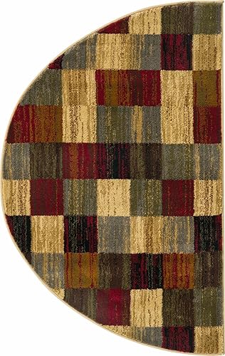 Miniatura 6 de Unique Loom Barista Collection - Alfombra de área Gava (2 pies 2 pulgadas x 3 pies 11 pulgadas, multicolor  marrón)