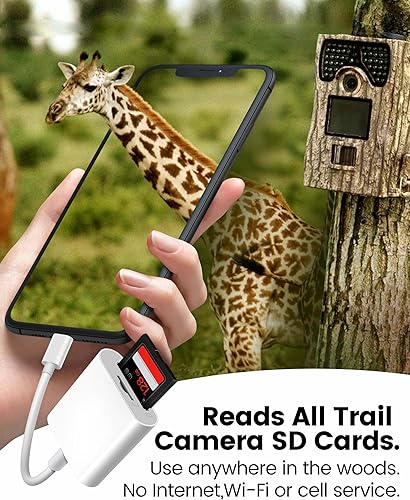 Miniatura 5 de Lector de tarjetas SD para iPhone iPad, conector Lightning dual y USB-C adaptador de tarjeta SD de memoria, compatible con tarjetas SDMicroSD, visor