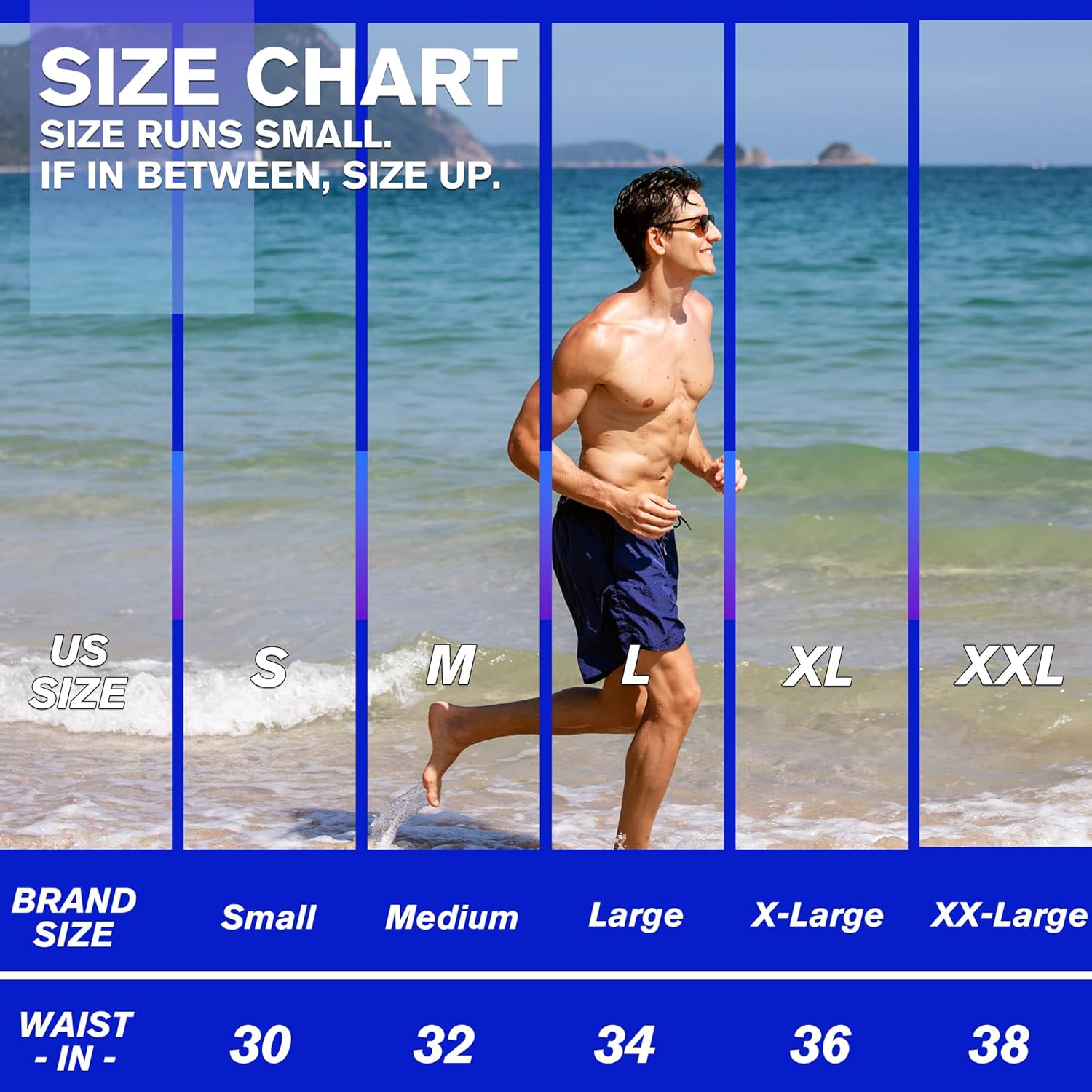 BRISIRA Mens Swim Trunks Neon 5" Bathing Suit Compression Liner Nylon Swim Shorts Beach Swimsuit Swimwear Quick Dry Pockets - Image 6