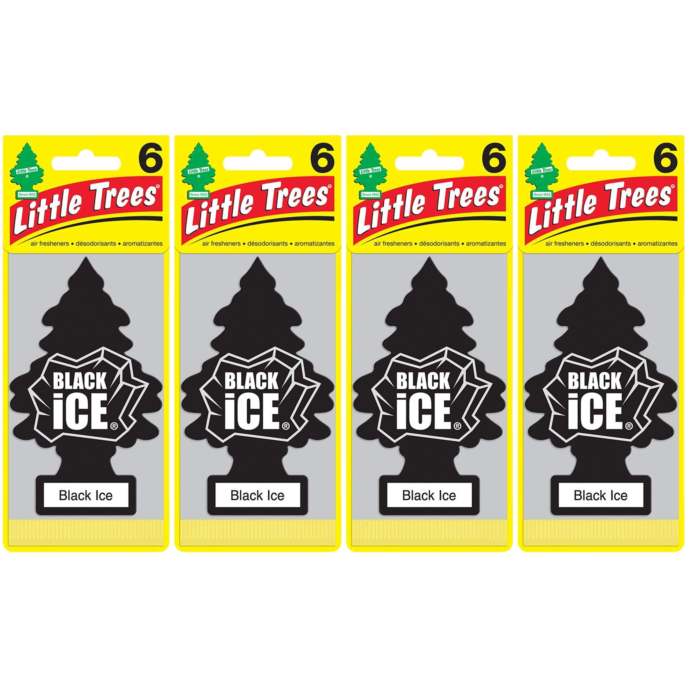 Amazon | リトルツリー エアフレッシュナー 【Black Ice 6pac】6枚 