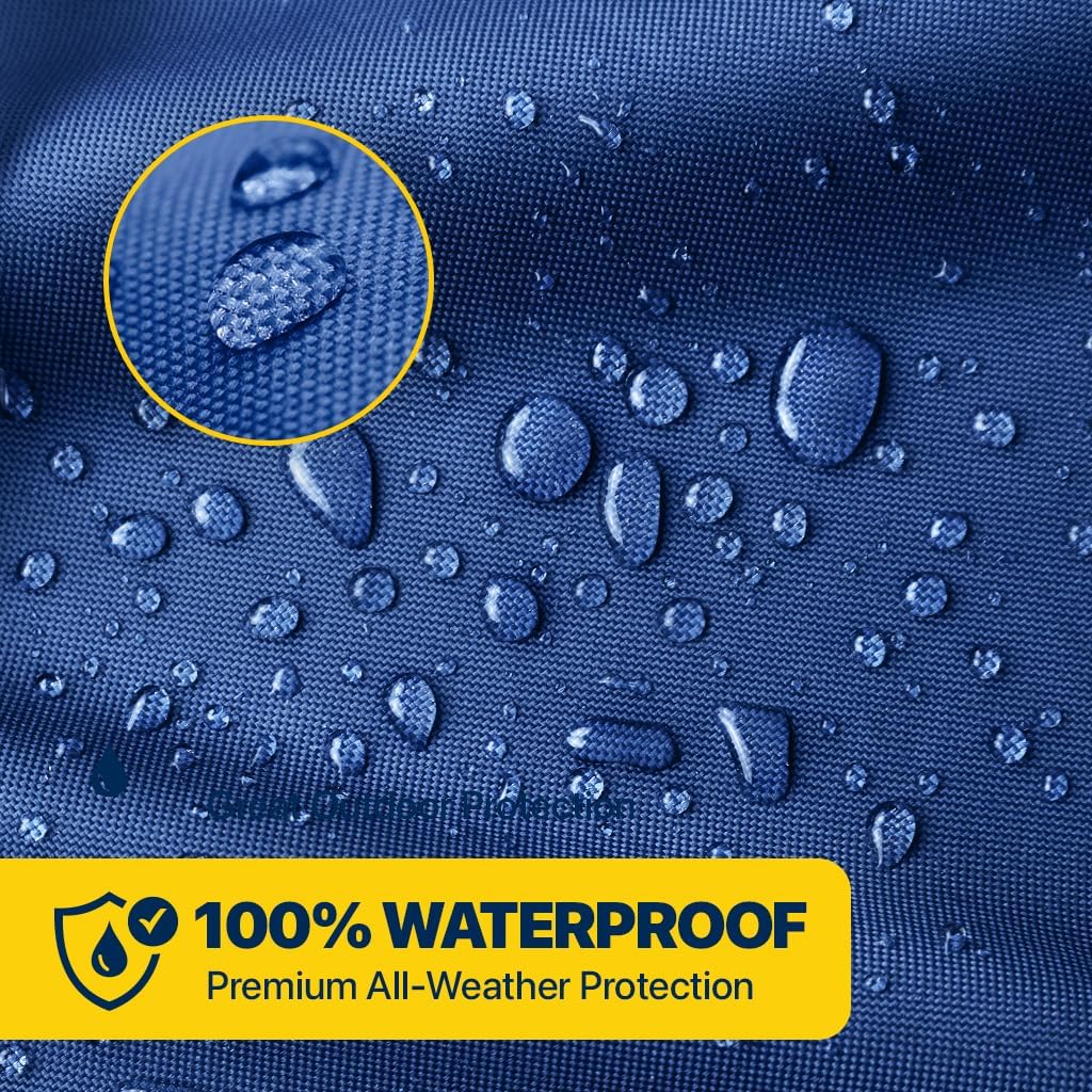 Seal Skin Covers Trailerable Whaler Boat Cover, Heavy-Duty & Waterproof Cover Fits 17'-19'L x 92" W, UV-Resistant, Secure Fit with Straps, Ideal for Boston Whaler, Carolina Skiff, Mako & Wellcraft