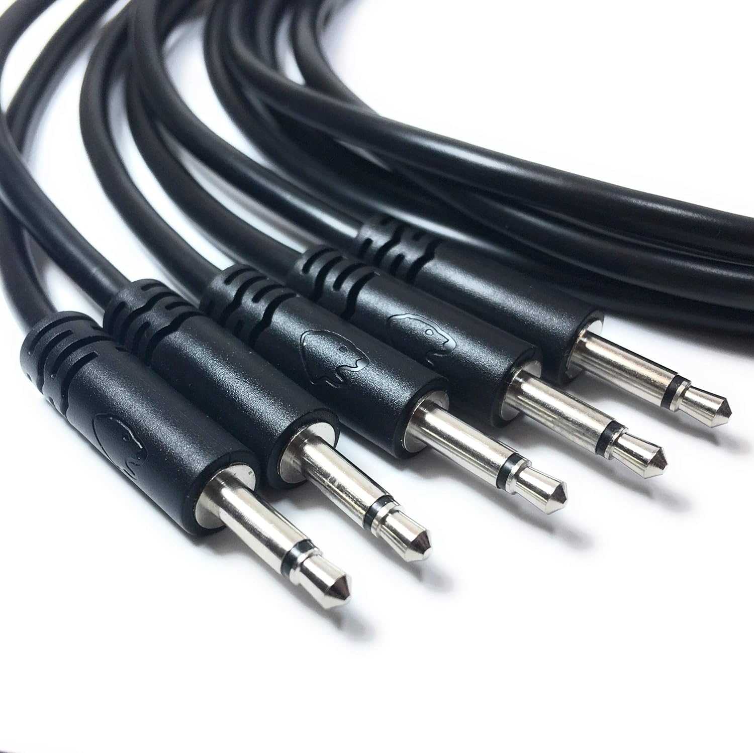 Buy Eurorack Patch Cables 5 PVC 0.14 Inch Plug Mono Cables for