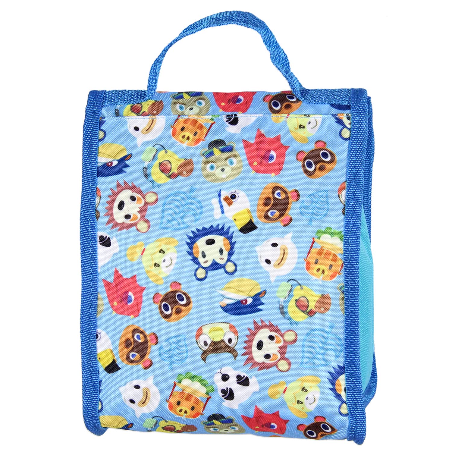 Bioworld Animal Crossing - Mochila con estampado de personajes de 5 piezas, llavero