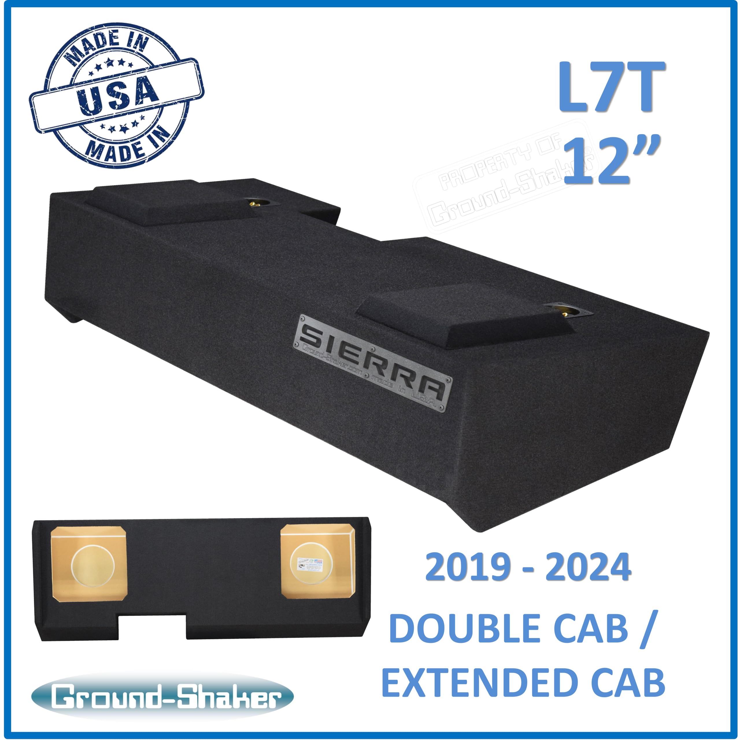 2019-2024 Sierra Double Cab Truck Sub Box 12