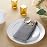 Disposable Linen-Feel Dinner Napkins with Built-in Flatware Pocket, 500-Pack GRAY Prefolded Cloth Like Paper Napkins For Dinner, Wedding Or Party [Silverware NOT Included]