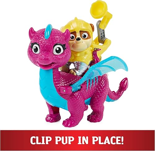 Miniatura 26 de Paw Patrol, Rescue Knights - Juego de figuras de acción de jade Marshall y Dragón, juguetes para niños a partir de 3 años Marshall y Dragon