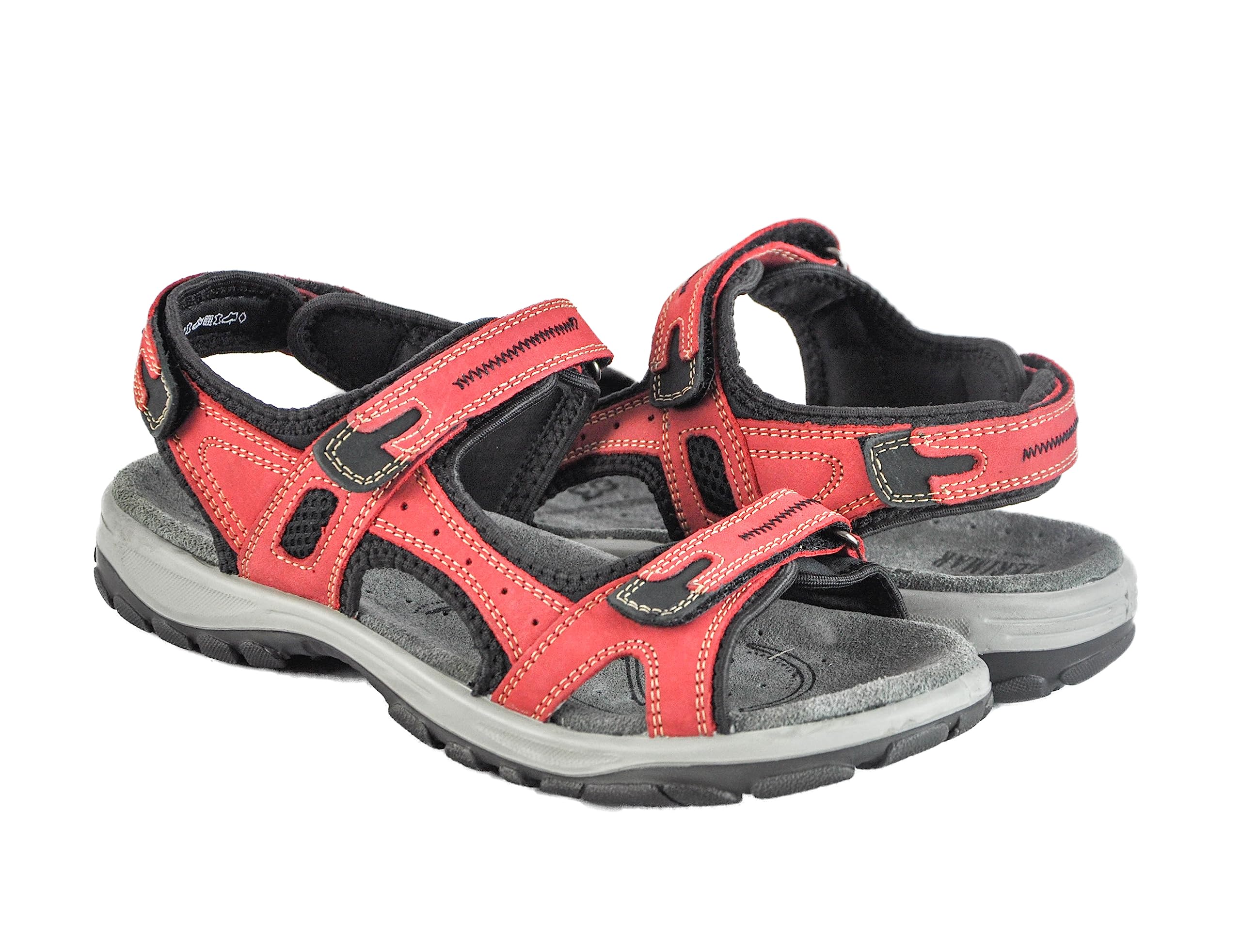 Zerimar Sandalia de Mujer de Trekking | Cierre Ajustable | Sandalias Cómodas | Suela de Goma Antideslizante | Correas Ajustables | Forro Interior de Piel | Altura del Tacón 2 cm