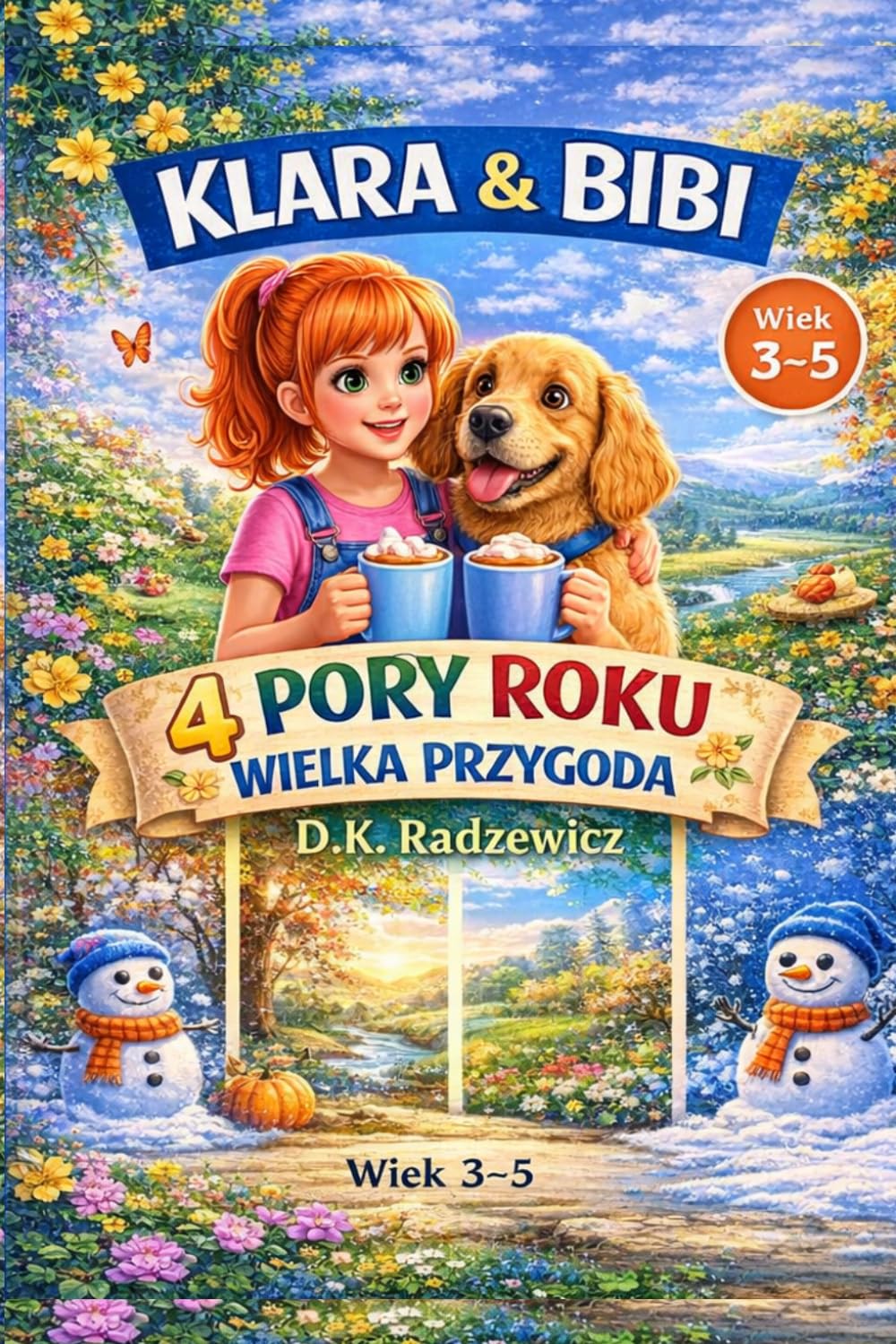 Klara i Bibi odkrywają 4 pory roku (Klara & Bibi – Zweisprachige Bücher (Deutsch–Polnisch))